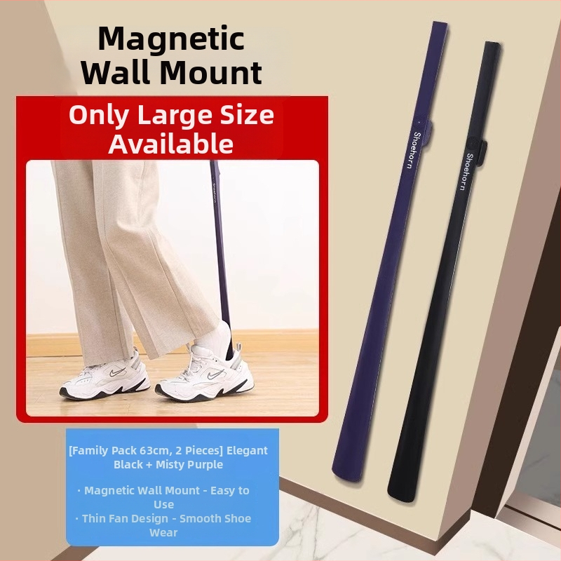 Magnētinis batų įrankis su ilga rankena – ilga rankena, palengvina užsivilkimą vyresnio amžiaus žmonėms ir nėščioms moterims, nereikia lenktis