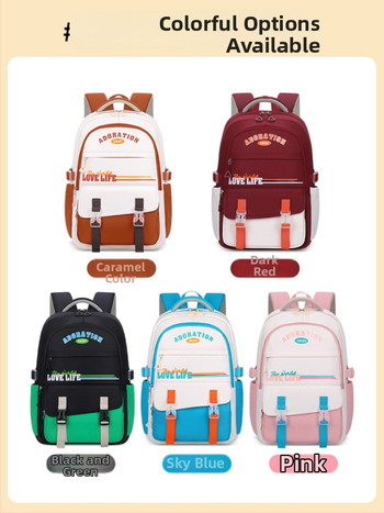 Sesame Baby Kerge Koolikotk Õpilastele – nailonist, hingav, veekindel, kulumiskindel, selja kaitse ja õhupilvega õlarihmad