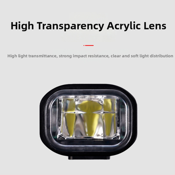 Aliuminio lydinio dvira priekinis žibintas, įkraunamas, avarinio ryškumo, atsparus vandeniui, tinkamas kalnų ir greitkelių dviračiams