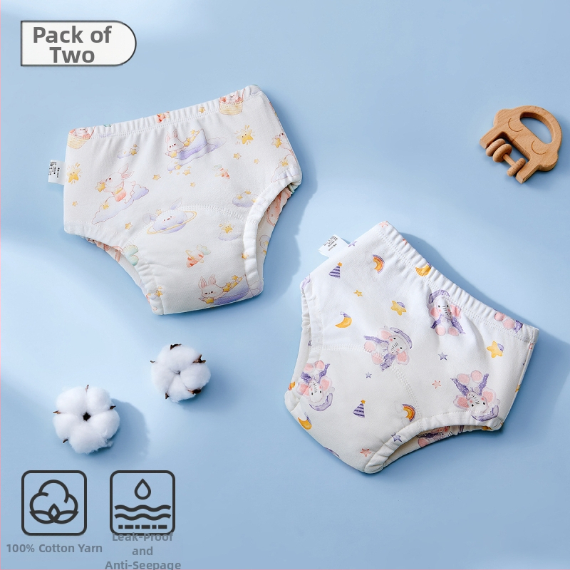 Beebide potitreeningu püksid, puuvillased, lekkekindlad ja pestavad, kõikide aastaaegade jaoks, sobivad 12–20 kg