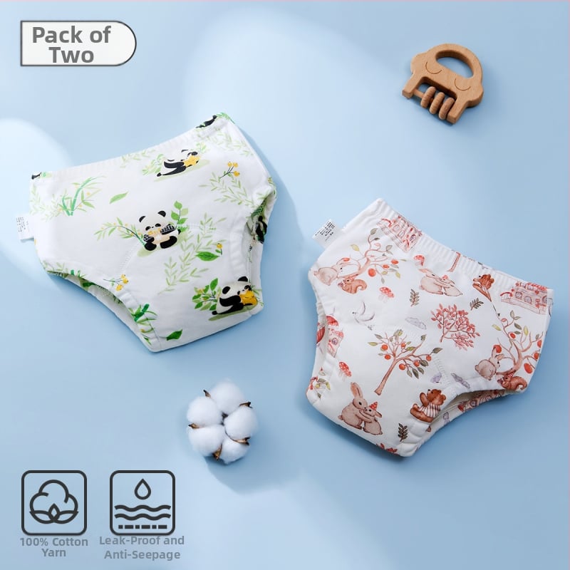 Beebide potitreeningu püksid, puuvillased, lekkekindlad ja pestavad, kõikide aastaaegade jaoks, sobivad 12–20 kg