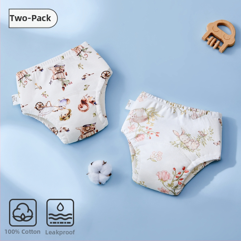 Beebide potitreeningu püksid, puuvillased, lekkekindlad ja pestavad, kõikide aastaaegade jaoks, sobivad 12–20 kg