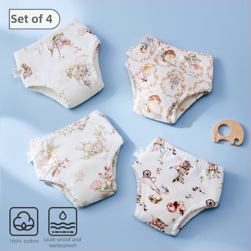 Beebide potitreeningu püksid, puuvillased, lekkekindlad ja pestavad, kõikide aastaaegade jaoks, sobivad 12–20 kg