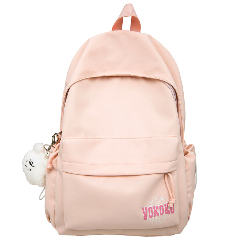 Ученическа раница за момичета – найлон, дишаща, голям капацитет, извита презрамка, стил колеж