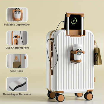 Ceļojumu soma ar riteņiem — ABS, ūdensnecaurlaidīga, ultra viegla, nodilumizturīga, universālie riteņi, rāvējslēdzējs, standarta kombinācijas slēdzene