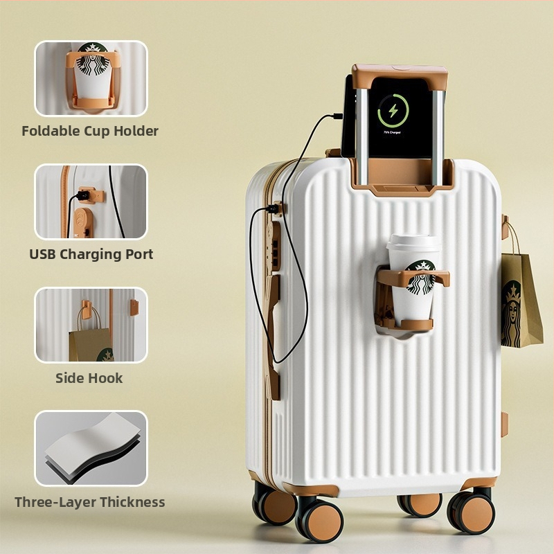 Kelioninis lagaminas su ratukais — ABS, atsparus vandeniui, ultra lengvas, atsparus dėvėjimuisi, universalūs ratukai, užtrauktukas, standartinis kombinuotasis užraktas