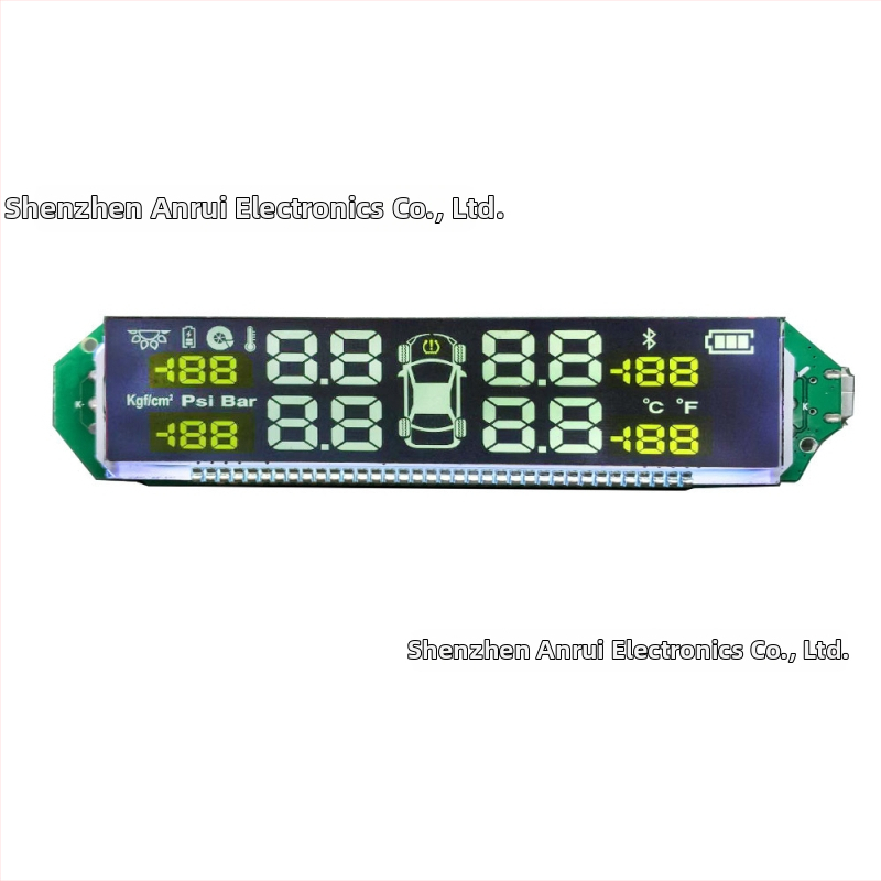 TPMS rehvi rõhu jälgimise süsteem PCBA - Mudel AN-XX, Digitaalne ekraan, 0-8 BAR vahemik, Kõrge täpsus, Kaasaskantav