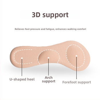 Cambida BM-201 Poolsisetald käsnast – kõrgete kontsade jaoks arka tugi, higistuse imendumine, libisemisvastane