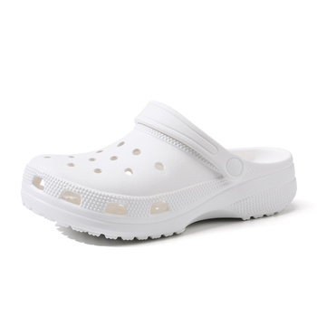 Uniszex Crocs-stílusú lyukas papucs EVA‑val, lélegző, csúszásmentes, 3,5–4,5 cm vastag talpú, injektált formázás
