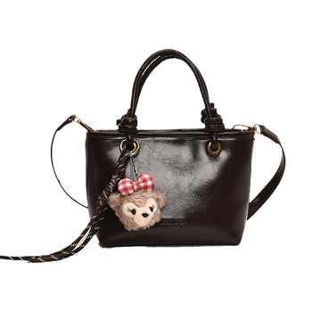 PU bucket kott, crossbody magnetilise sulgemisega, horisontaalne ruudukujuline kuju, sisemine telefoni tasku.