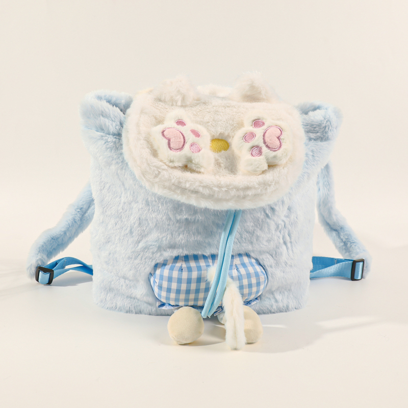 Meitenēm paredzēta skolas soma — pūkains pingvīns, jauks zīmējumu stils, liela ietilpība, ikdienas lietošanai, pamatskola, 2025. rudens izlaidums