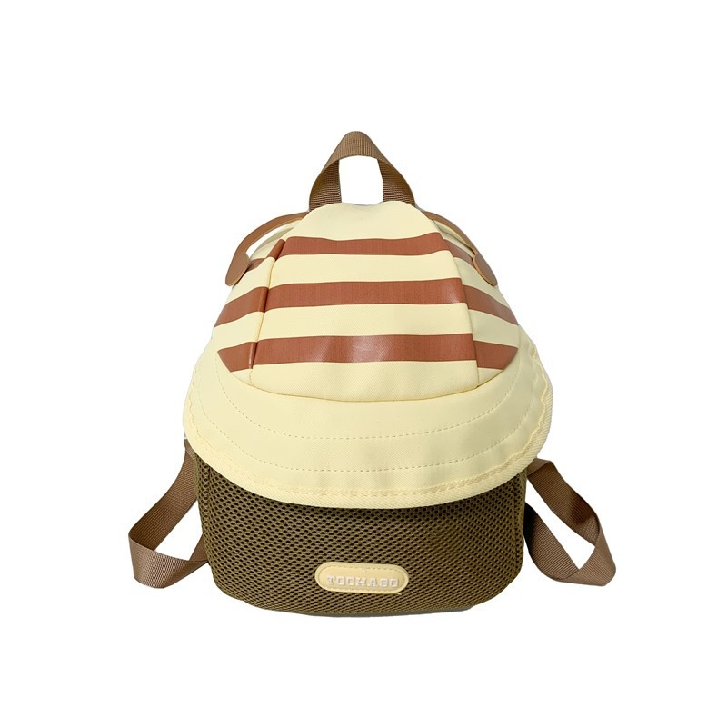 Bērnu mugursoma meitenēm ar augļu rakstu, neilona ārējā daļa, poliestera oderējums, ergonomisks dizains muguras aizsardzībai, pavasaris 2025