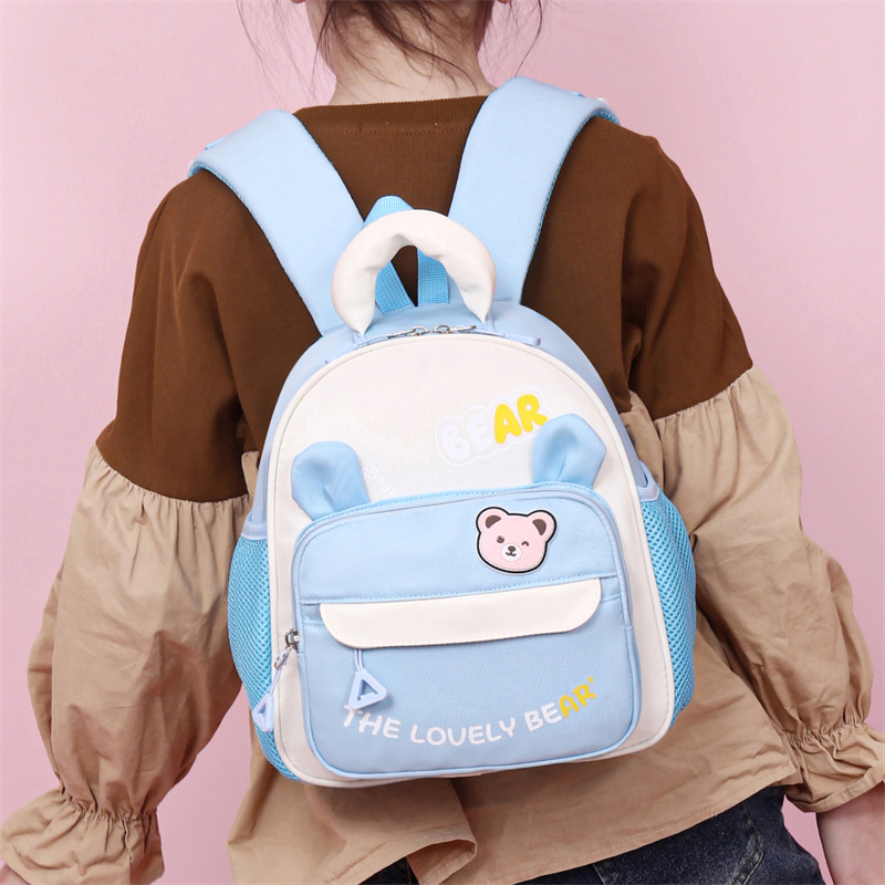 Bērnu mugursoma korejas stilā ar anime motīvu bērnudārzam – universāla, viegla un elpojoša, Oxford audums, 3–5 gadu vecuma bērniem