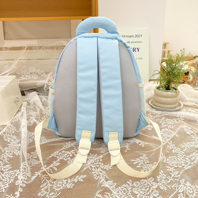 Unisex bērnu mugursoma no neilona, poliestera iekšējā odere, dzīvnieku raksts, izliektas plecu siksnas, samazina nastu, pavasaris 2025