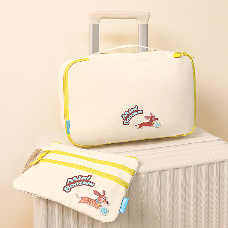 Set de depozitare pentru călătorii, 7 piese, formă cub, 600D Oxford, pliabil