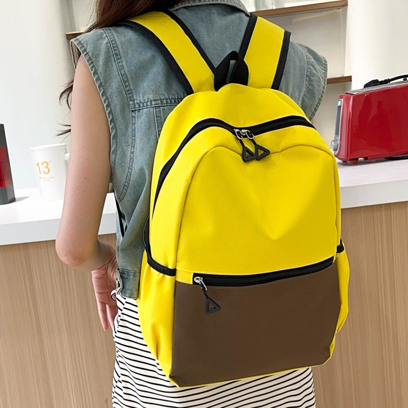 Ученическа раница за 5–6 клас, Oxford плат, дишаща и водоустойчива, с извити презрамки