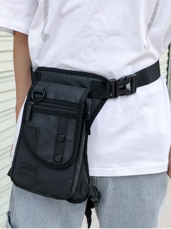 Vyrų juosmens krepšys – Nailonas, atsparus vandeniui, Mengsi Wei, poliesterio įdaila, sandėliavimo krepšys