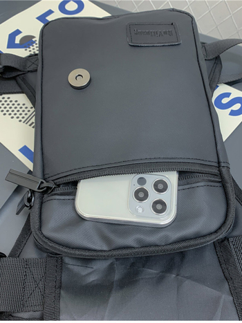 Vyrų juosmens krepšys – Nailonas, atsparus vandeniui, Mengsi Wei, poliesterio įdaila, sandėliavimo krepšys