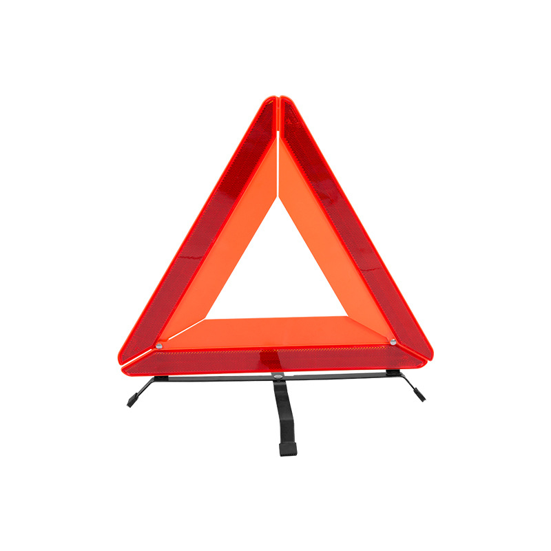 Motoros járművek figyelmeztető háromszög, reflexiós film, PMMA anyag, DM/TD márka, GB19151-2003 szabvány, időjárásállóság 3 év