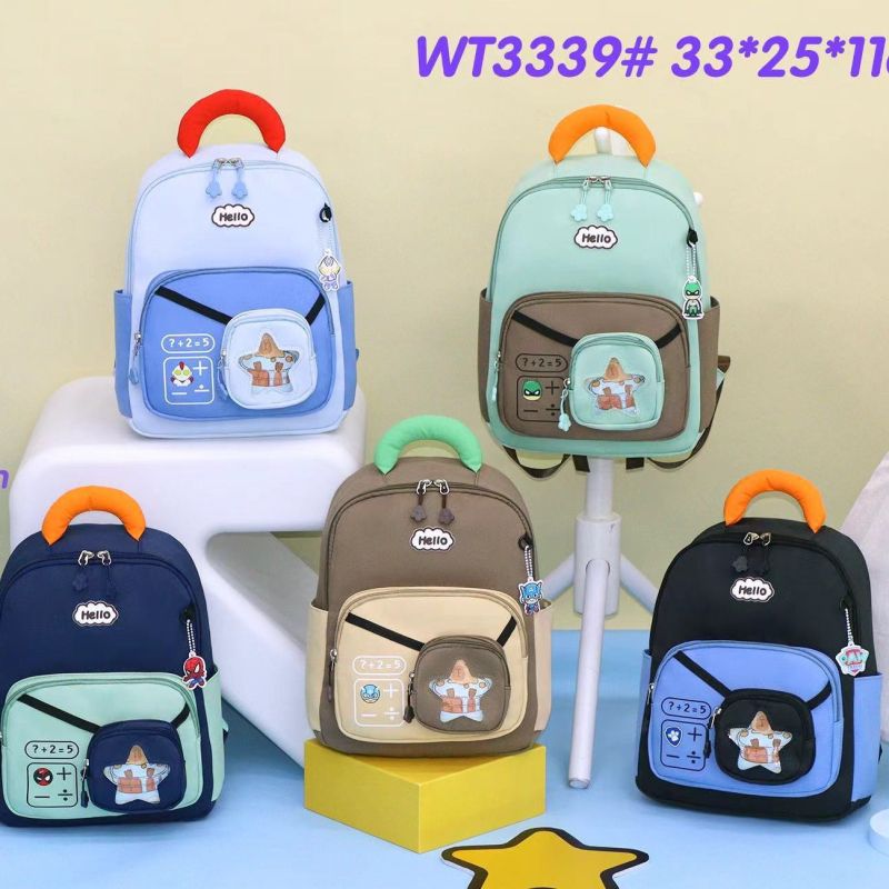 Cloudslove Bērnu skolas mugursoma — ūdensizturīgs Oxford audums, izliektas plecu siksnas, unisex dizains, bērnišķīgs un mīļš stils