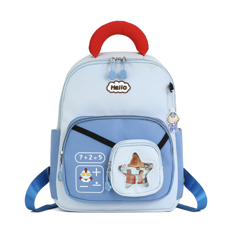 Cloudslove Bērnu skolas mugursoma — ūdensizturīgs Oxford audums, izliektas plecu siksnas, unisex dizains, bērnišķīgs un mīļš stils