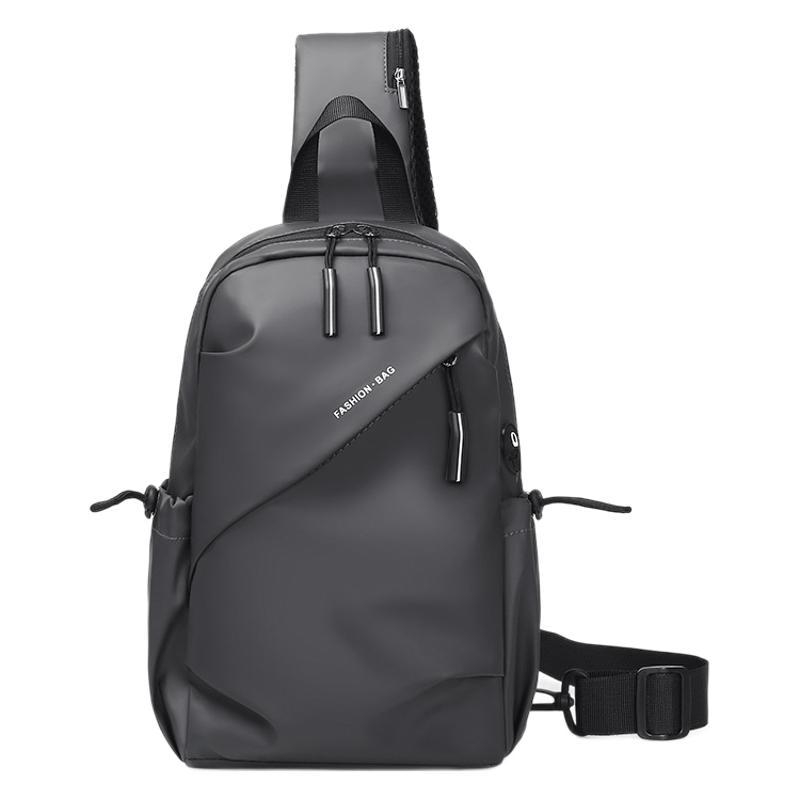 Мъжка Chest Bag, Oxford плат, ултра лек, износоустойчив, еднотонна шарка, подплата полиестер, ежедневна употреба