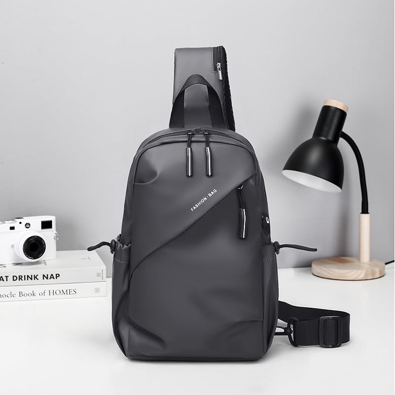 Мъжка Chest Bag, Oxford плат, ултра лек, износоустойчив, еднотонна шарка, подплата полиестер, ежедневна употреба