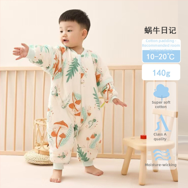 Vaiko miego krepšys su pastovia temperatūra, tirštas žiemai/rudeniai, 95% medvilnė, pamušalas medvilnė, užpildas poliesterio pluoštas + pastovios temperatūros pluoštas, nuimamos rankovės, karikatūrinis raštas