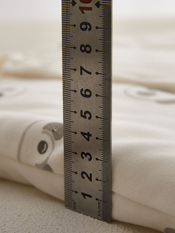 Kaheosaline beebi puuvillane soe komplekt, pehme, paks, sügis-talv, loomade karikatuur, sobib vastsündinutele 0–1 aastale