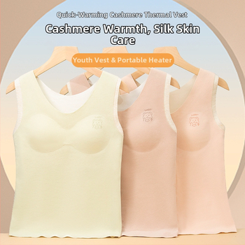 Vaikų flisinis poliesterio šilumos topas su apvaliu kaklu, keturiems sezonams, 8 metų ir vyresniems