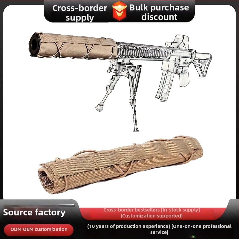 Taktická súprava tlmiča zvuku pre vonkajšie športy – unisex, kamuflážna ochrana, súprava taktických doplnkov, jar 2022