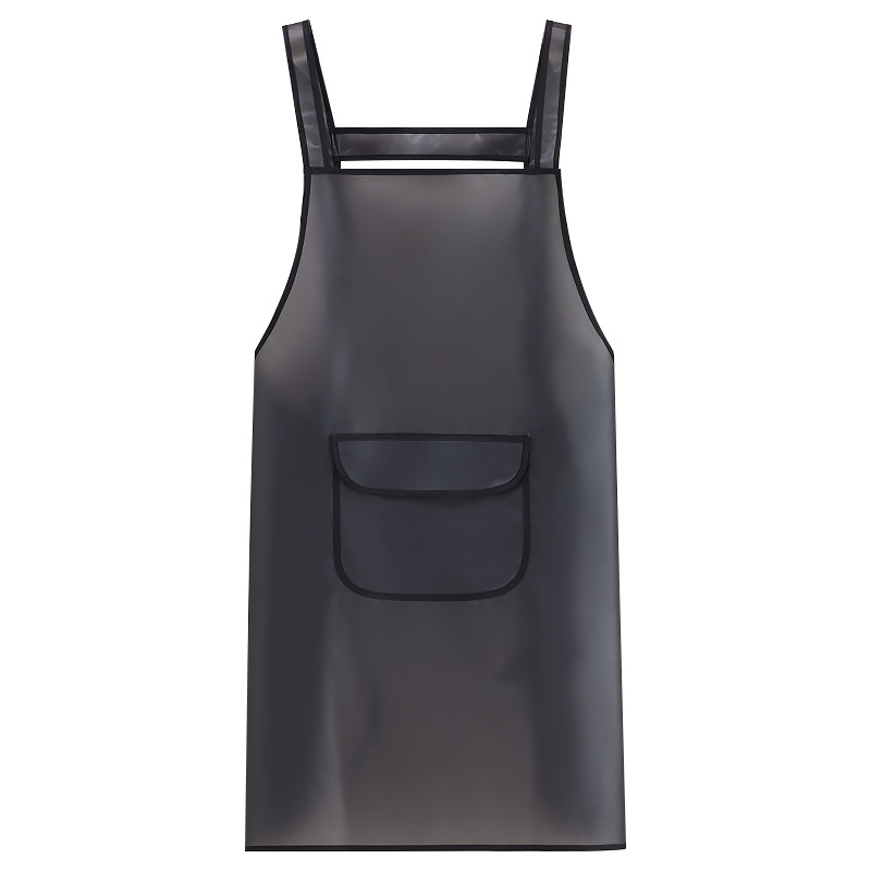 TPU priekšauts bez piedurknēm virtuves un ēdināšanas nolūkiem, mūsdienīgs minimālisma dizains