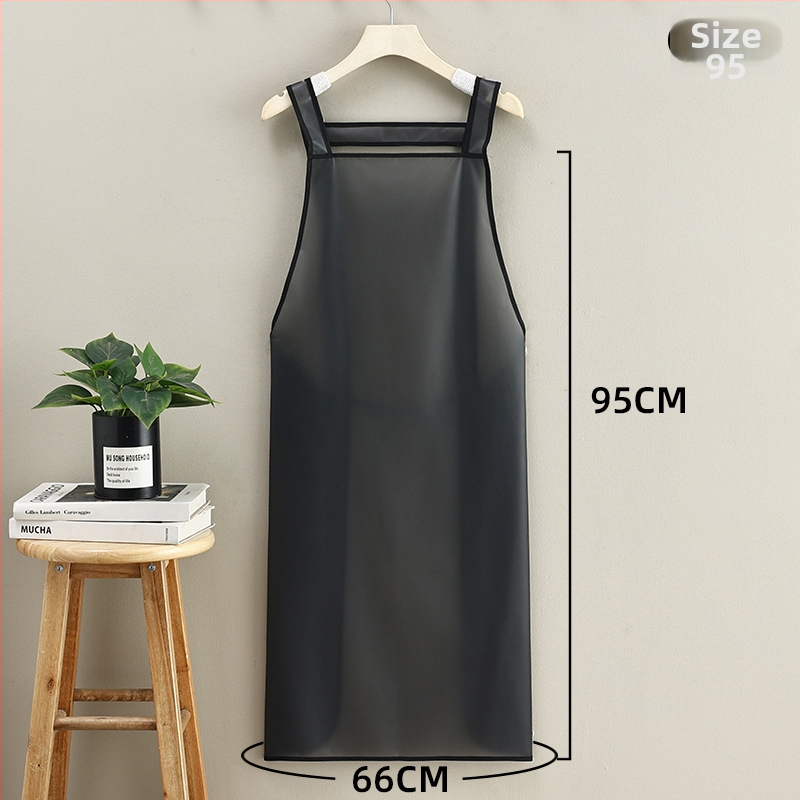 TPU priekšauts bez piedurknēm virtuves un ēdināšanas nolūkiem, mūsdienīgs minimālisma dizains