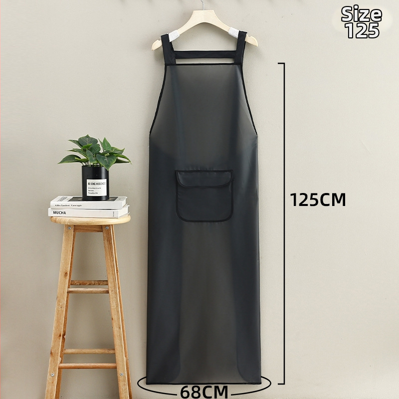 TPU priekšauts bez piedurknēm virtuves un ēdināšanas nolūkiem, mūsdienīgs minimālisma dizains