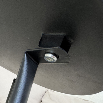 Кръгла метална масичка за хол, модерен минималистичен стил, лесно разглобяема