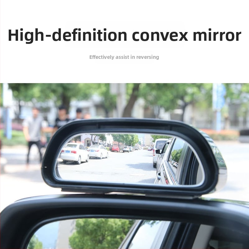 Automobilio galinio vaizdo veidrodėlis su papildomu veidrodėliu, aklųjų zonų veidrodėlis, platus kampas, reguliuojamas