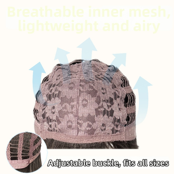 Dlhá rovná parochňa s ofinou, prirodzený štýl, tepelne odolné vlákna, možné farbiť, model LZD