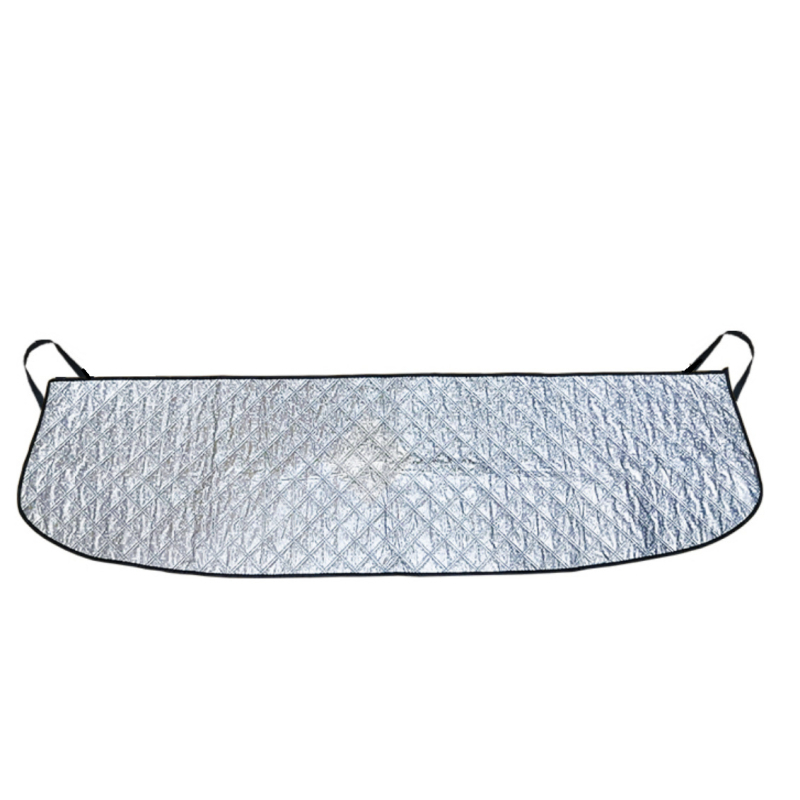 Che zhiqian Защитник от листа за предното стъкло на колата — алуминиево фолио, snap-in монтаж, универсална съвместимост, за областта на предните чистачки