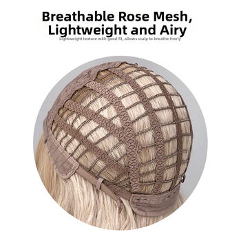 Denná parochňa so stredným delením, tepelne odolné syntetické vlasy, prirodzený každodenný štýl, ofina: rovná alebo šikmá, nie je farbená