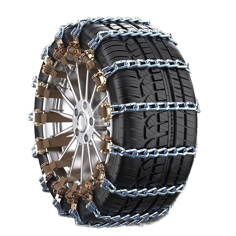 Plieninė automobilių slydimo grandinė, universalus modelis sedanams ir SUV, tinka padangoms 165–265 mm, svoris 230 g