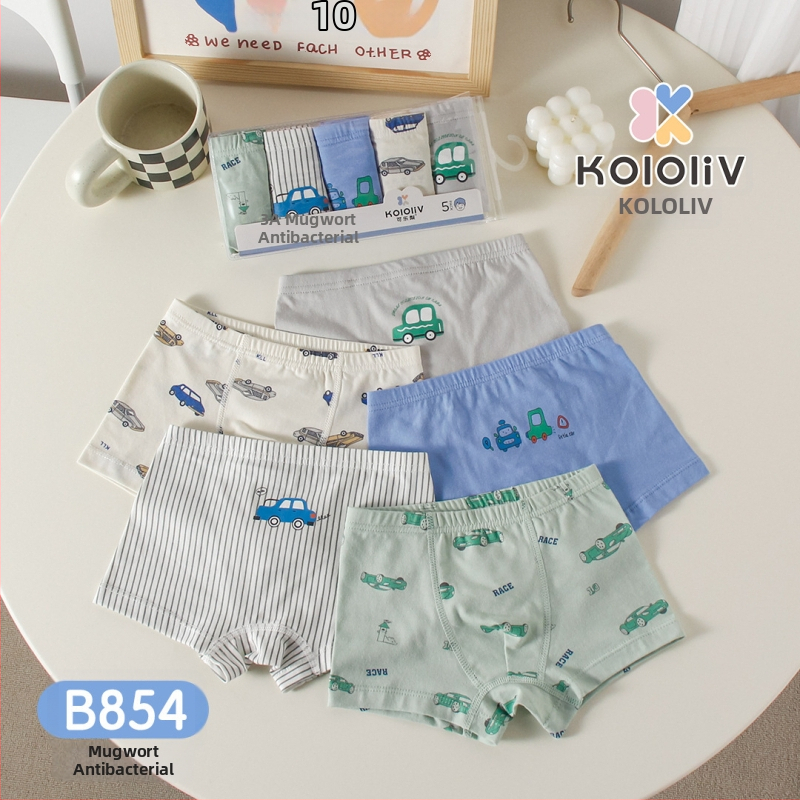 Berniukų 100% medvilnės boxeriai, Klase A, 8+ metų (virš 140 cm), pavasaris 2024