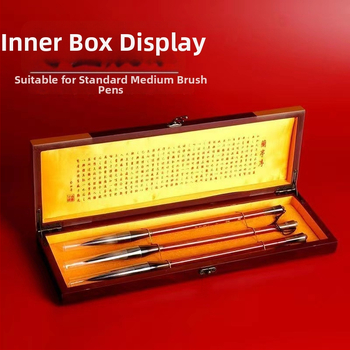 Medinė dovanų dėžutė, naujojo Kinijos stiliaus, su logotipo spauda, tinkama dovanai gimtadienio ir pilnaties šventėse