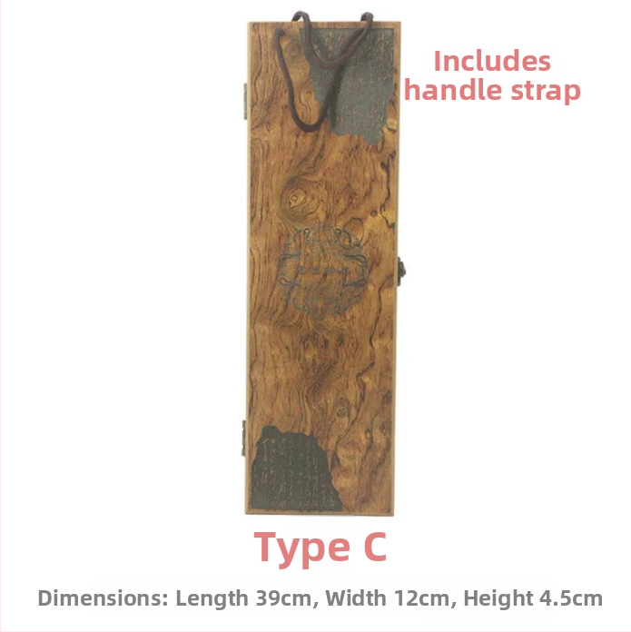 Medinė dovanų dėžutė, naujojo Kinijos stiliaus, su logotipo spauda, tinkama dovanai gimtadienio ir pilnaties šventėse