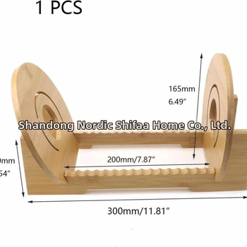 Masīvā koka CD statīvs vinila platēm — galda statīvs, modelis 32, 865