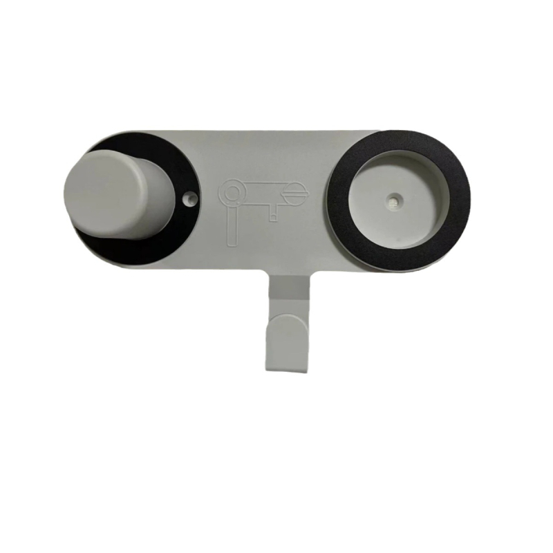 Nástenný držiak na sušič vlasov s magnetickým uchytením, bez vŕtania; model CD02; nosnosť 5 kg; štýl moderný minimalistický