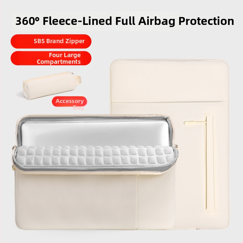 Qingxi sülearvuti sisekott — veekindel, kulumise ja löögikindel; Oxford kangas; vooder polüester; linnaline minimalistlik stiil