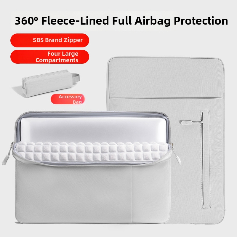 Qingxi sülearvuti sisekott — veekindel, kulumise ja löögikindel; Oxford kangas; vooder polüester; linnaline minimalistlik stiil