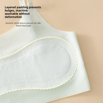 Bustier Stage One Development fără cusuri, Nailon Ice Silk, cupă completă, cupe subțiri, respirabil