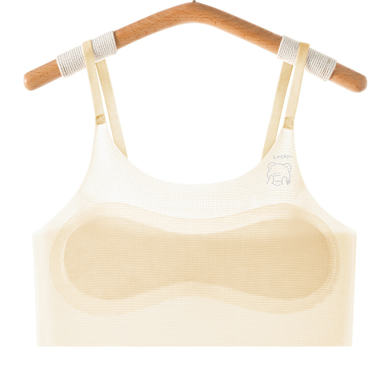 Bustier Stage One Development fără cusuri, Nailon Ice Silk, cupă completă, cupe subțiri, respirabil