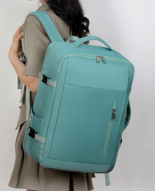 Unisex mugursoma no Oxford auduma, 20–35 L, piemērota 15 collu klēpjdatoram, paplašināma ietilpība